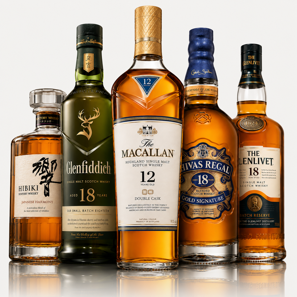 EKSKLUZIVNA PREMIUM KOLEKCIJA – 5 BOCA WHISKYJA